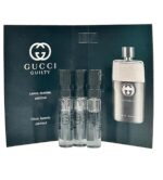 Gucci Guilty Sample Perfume Eau De Toilette Men Spray Pour Homme MINI SMALL Travel Size 1.5 ML / 0.05 – set of 3