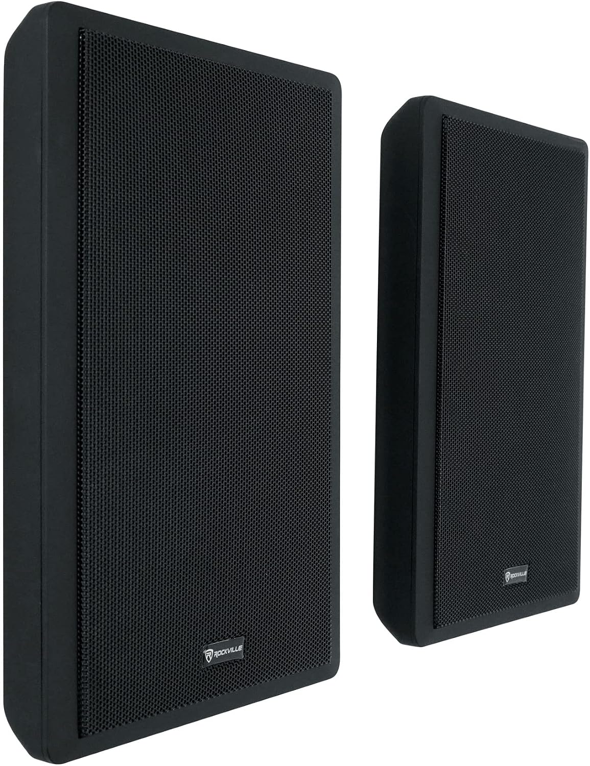 Rockville RockSlim Pair Black 5.25" 240W Home Theater Speakers, 8 Ohm, Slim Wall-Mount Design, Clear Audio, Durable Build, for Home Theater Enthusiasts | 240W Peak Power, 80W RMS, Slim 1.38" Design, Easy Wall Mount, 0.5" Mylar Tweeters, Black Finish Rockville RockSlim Pair Black 5.25" 240W Home Theater Speakers, 8 Ohm, Slim Wall-Mount Design, Clear Audio, Durable Build, for Home Theater Enthusiasts | 240W Peak Power, 80W RMS, Slim 1.38" Design, Easy Wall Mount, 0.5" Mylar Tweeters, Black Finish