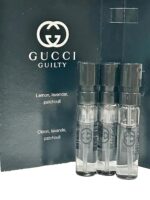 Gucci Guilty Sample Perfume Eau De Toilette Men Spray Pour Homme MINI SMALL Travel Size 1.5 ML / 0.05 – set of 3