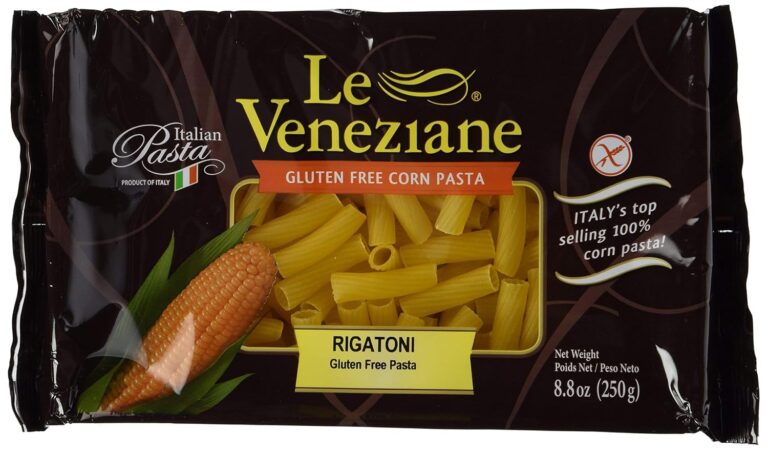 Le Veneziane - Italian Rigatoni Pasta [Gluten-Free], (4)- 8.8 oz. Pkgs - PACK OF 4