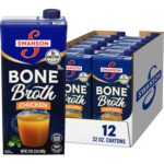 SWANSON S Chicken Bone Broth, 32 Ounce Resealable Carton (Pack of 12)