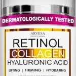 Retinol Cream for Face with Collagen and Hyaluronic Acid - Anti Aging Wrinkle Cream for Women and Men - Day and Night Facial Moisturizer for Tightening and Skin Firming - Crema Hidratante Para la Cara