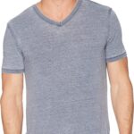 Lucky Brand Men's Venice Burnout V Neck Tee
