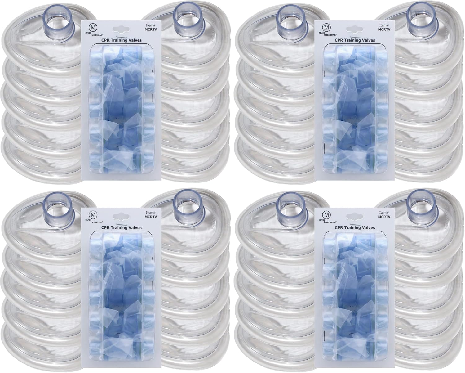 Pack of 10 Training CPR Rescue Masks, ADULT with Valves MCR Medical MCRTM-A Pack of 10 Training CPR Rescue Masks, ADULT with Valves MCR Medical MCRTM-A