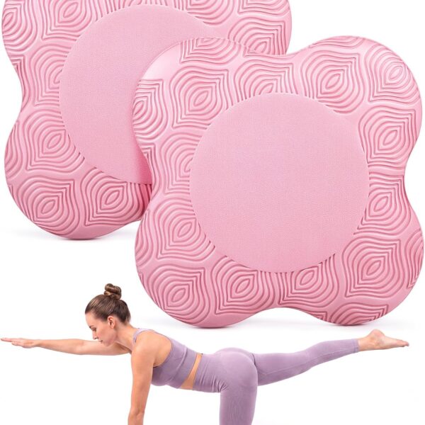 2 packs Yoga Knee Pad Mats Extra Thick for Knees Elbows Wrist Hands Head Foam Pilates Kneeling pad Yoga Knee Cushion Thick Exercise Pads for Knees Elbows Wrist Hands Head Foam Pilates Kneeling padSupport Foam Pads for Women and Men