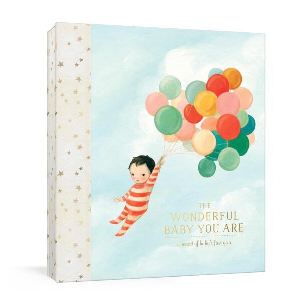The Wonderful Baby You Are: A Record of Baby's First Year: Baby Memory Book with Milestone Stickers and Pockets