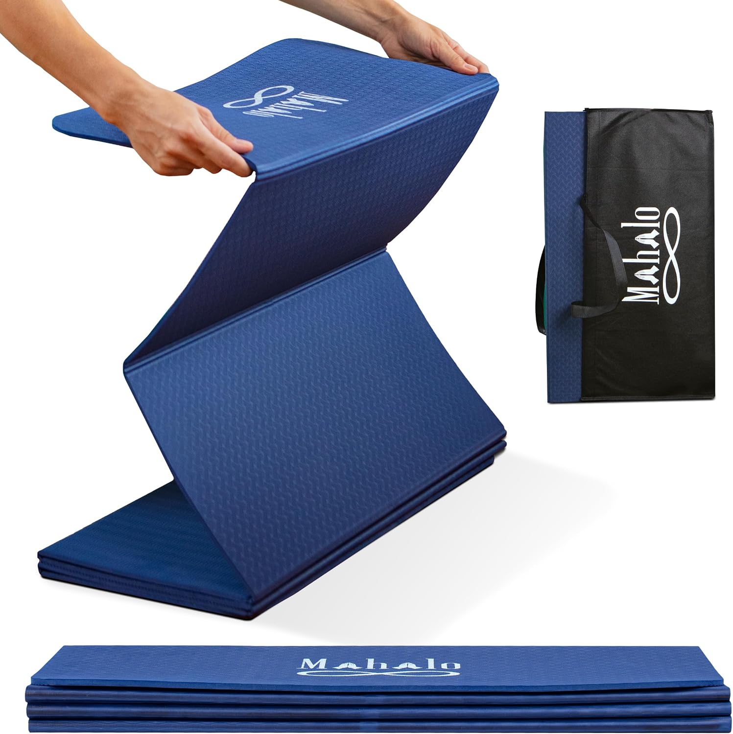 Foldable Yoga Mat + Carry Bag, 6mm 7-fold Workout Mat, Easy to Store, Anti-Slip Folding Exercise Mat for Yoga, Pilates, Home Workouts, and Floor Exercises Foldable Yoga Mat + Carry Bag, 6mm 7-fold Workout Mat, Easy to Store, Anti-Slip Folding Exercise Mat for Yoga, Pilates, Home Workouts, and Floor Exercises
