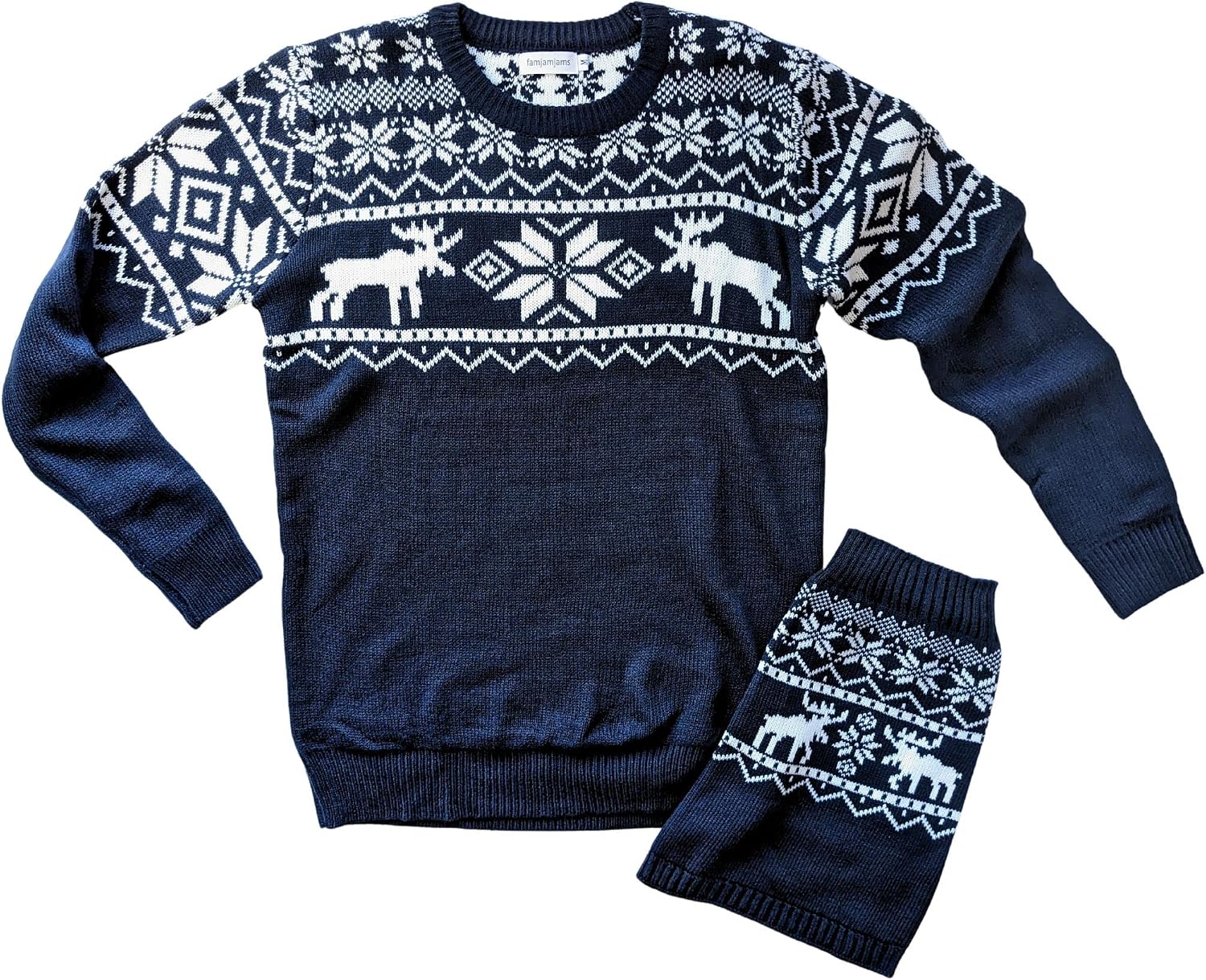 Matching Pet & Owner Sweaters - 100% Acrylic Pet Parent Dog Holiday Christmas Sweater - Moose, Dog L, Back Length 16" - Add Human Matching Sweaters to Cart Separately Matching Pet & Owner Sweaters - 100% Acrylic Pet Parent Dog Holiday Christmas Sweater - Moose, Dog L, Back Length 16" - Add Human Matching Sweaters to Cart Separately