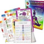 Chakra Healing Cards for Reiki, Meditation & Energy Balance, 20 Cards | Meditations & Affirmations, Crystals & Essential Oils, Reiki Symbols & Chakra Chart, Yoga Poses & Hand Mudras